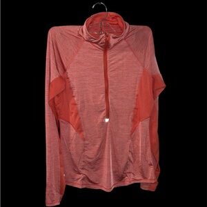 Athleta Orange Long Sleeve Top